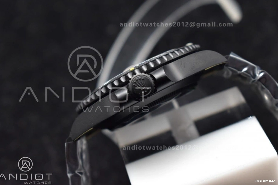 DLC VSF Popular Submariner VS Bracelet on Yellow DLC Best Black Edition DIW Dial 1:1 476 0416